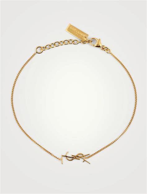 ysl knot chain bracelet|ysl saint laurent bracelets.